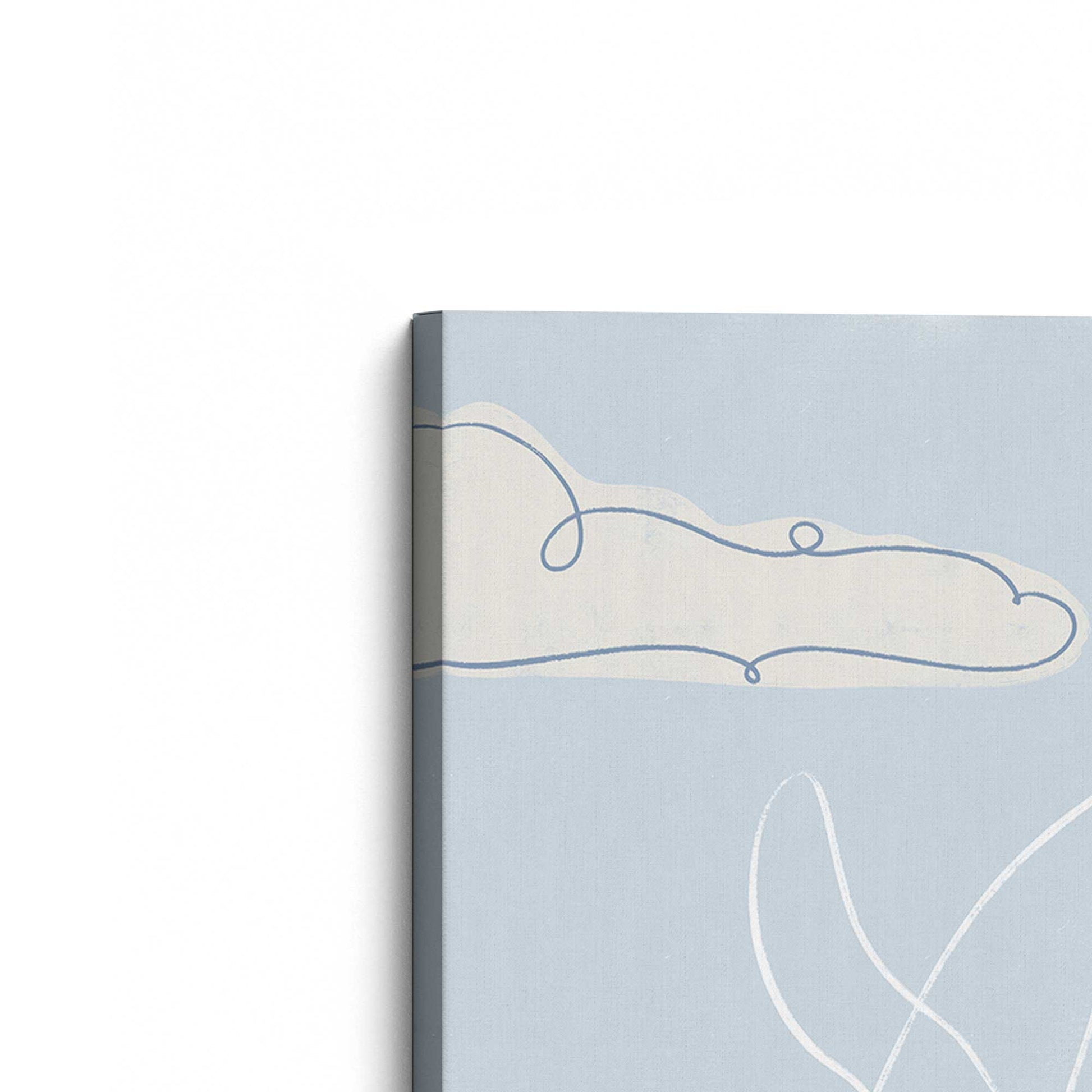 [Color:Stretched Canvas], Picture of the corner of the art