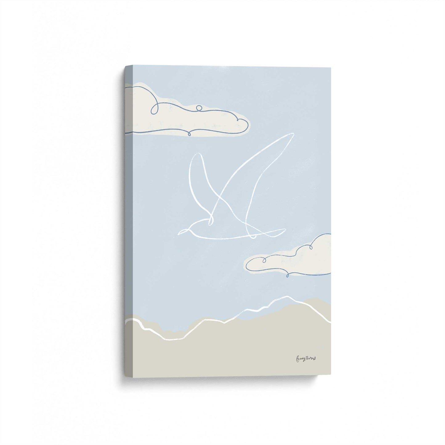 [Color:Stretched Canvas], Picture of art at an angle