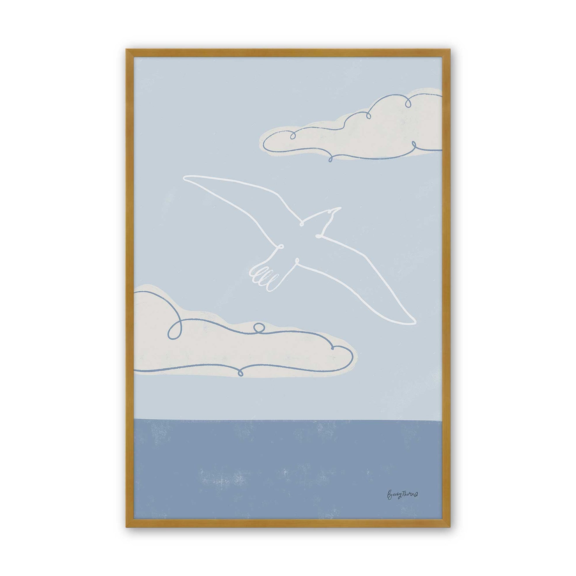 [Color:Polished Gold], Picture of art in a Polished Gold frame