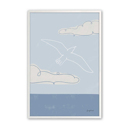 [Color:Opaque White], Picture of art in a Opaque White frame