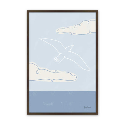 [Color:Belvinder Brown], Picture of art in a Belvinder Brown frame