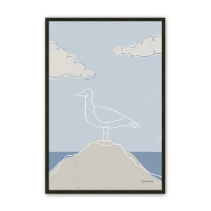 [Color:Satin Black], Picture of art in a Satin Black frame