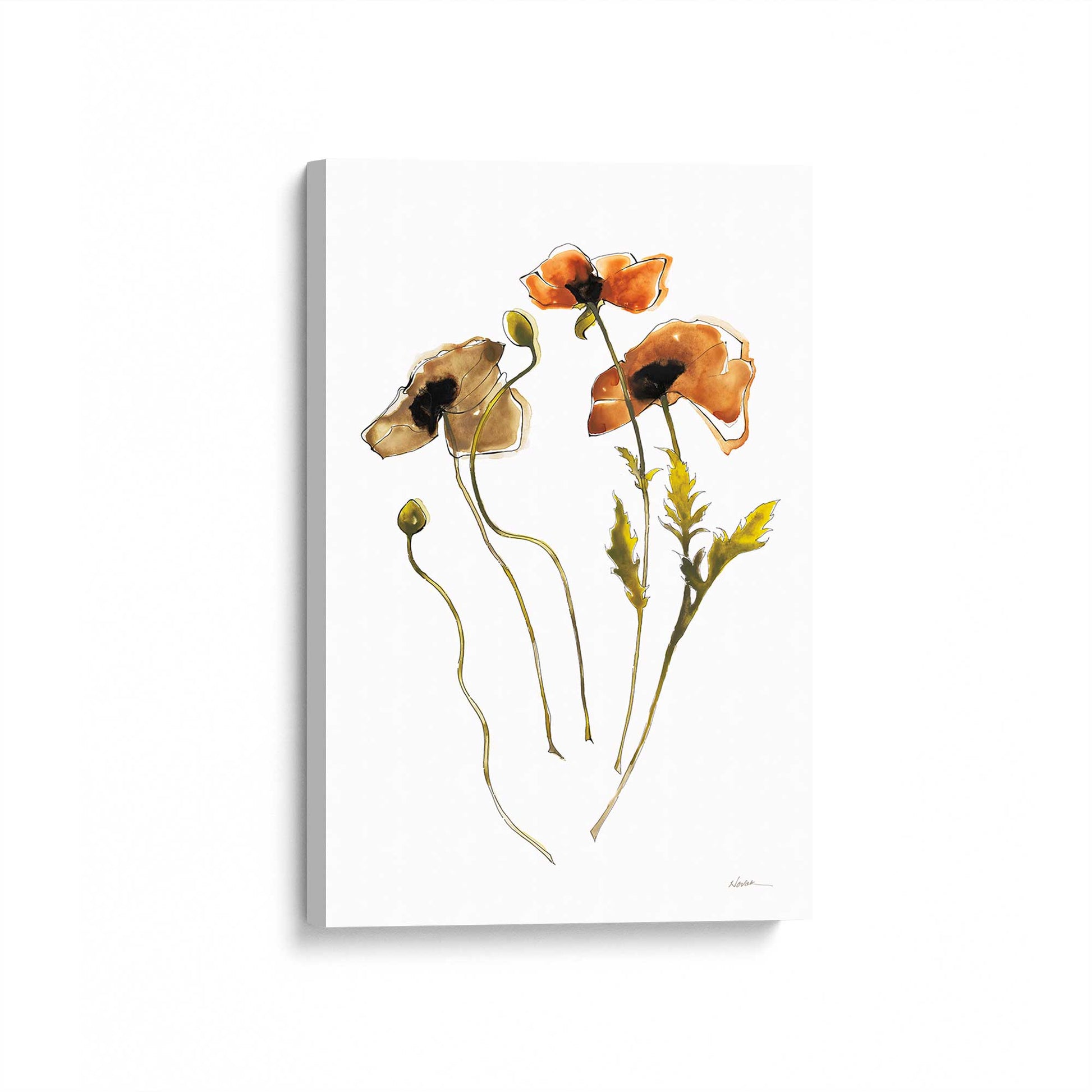 [Color:Stretched Canvas], Picture of art at an angle