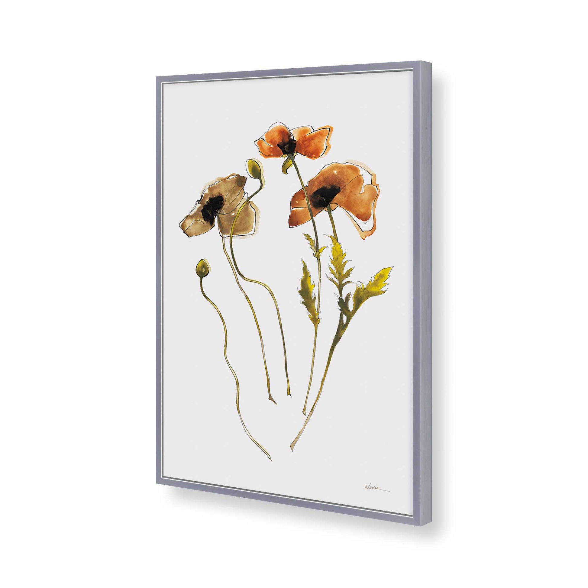 [Color:Polished Chrome], Picture of art in a Polished Chrome frame of the corner