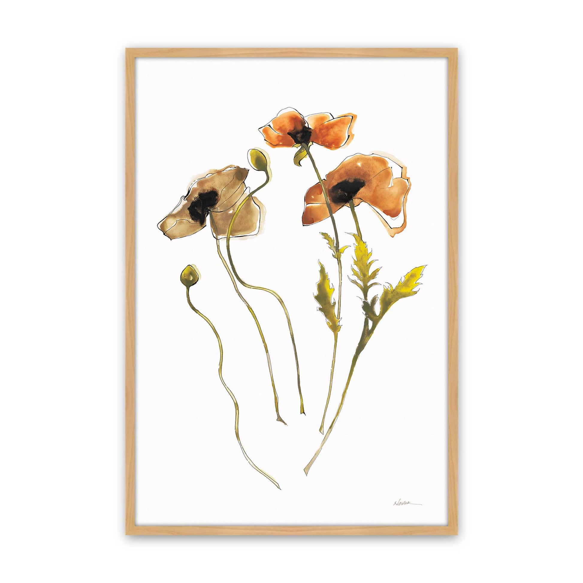 [Color:American Maple], Picture of art in a American Maple frame