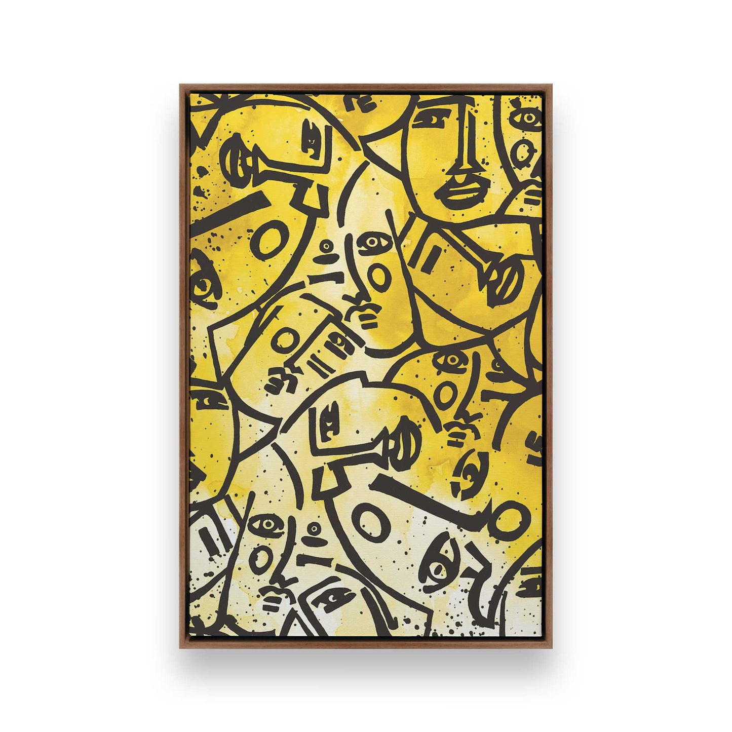 [Color:Walnut], Picture of art in a Walnut frame