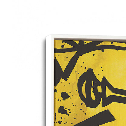 [Color:Opaque White], Picture of art in a White frame at an angle