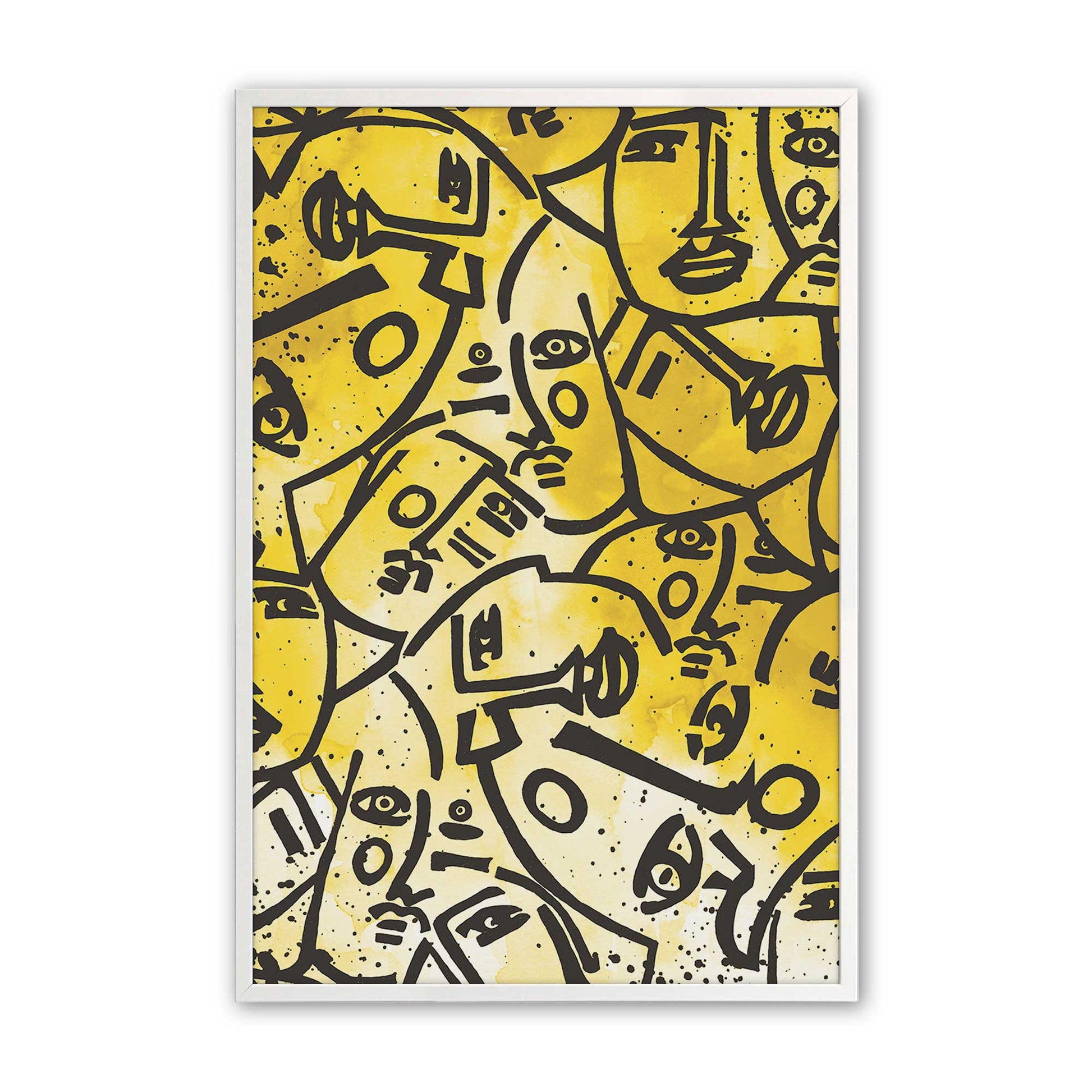 [Color:Opaque White], Picture of art in a Opaque White frame