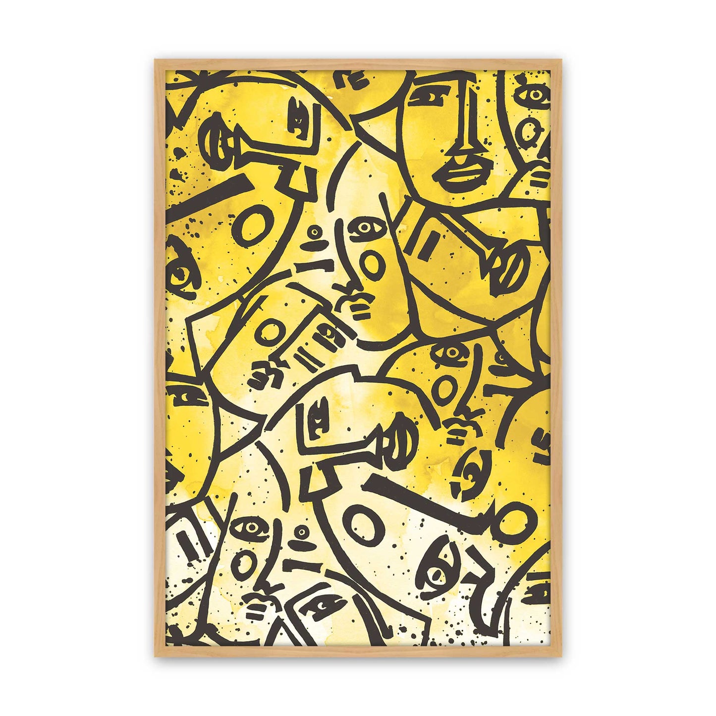 [Color:American Maple], Picture of art in a American Maple frame
