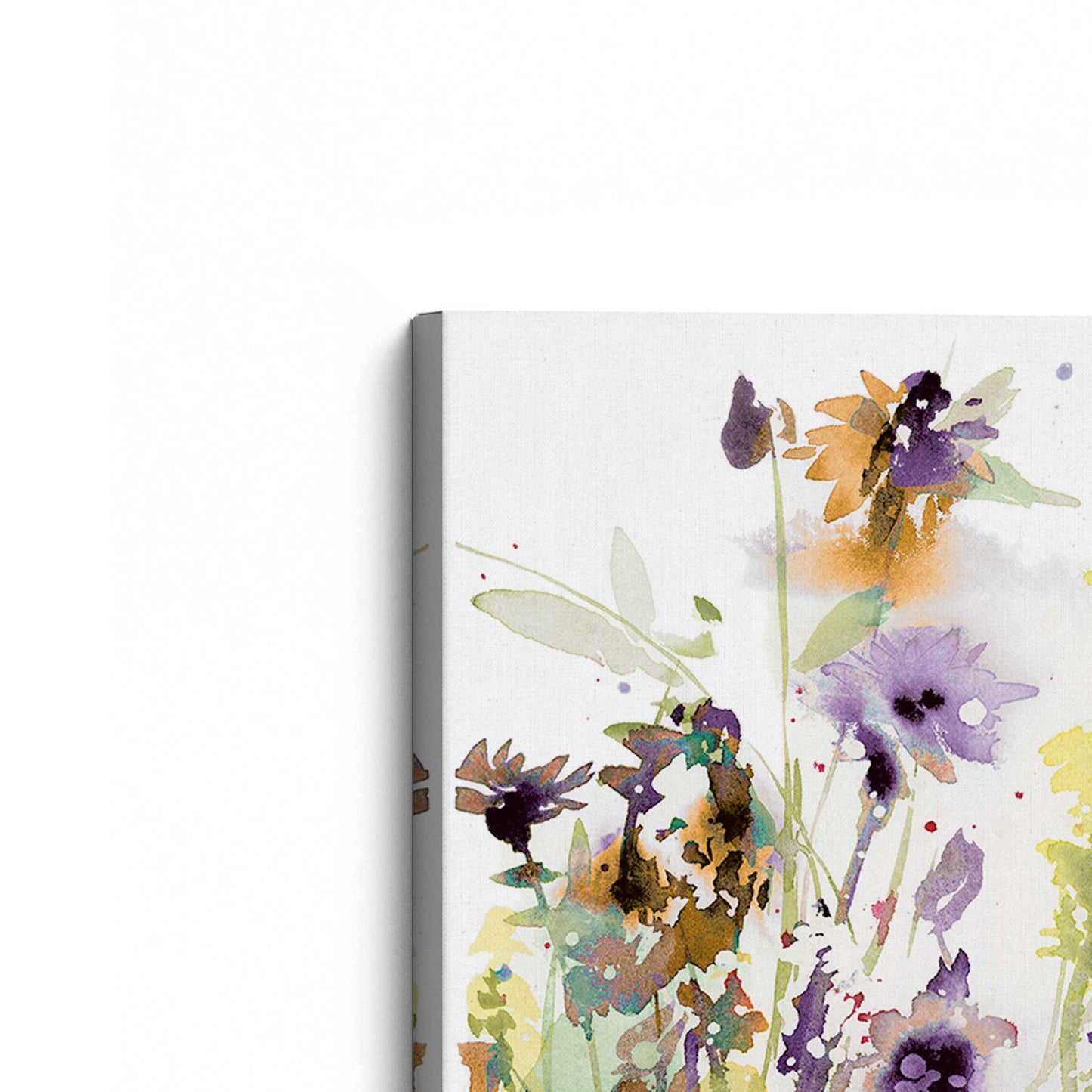 [Color:Stretched Canvas], Picture of the corner of the art