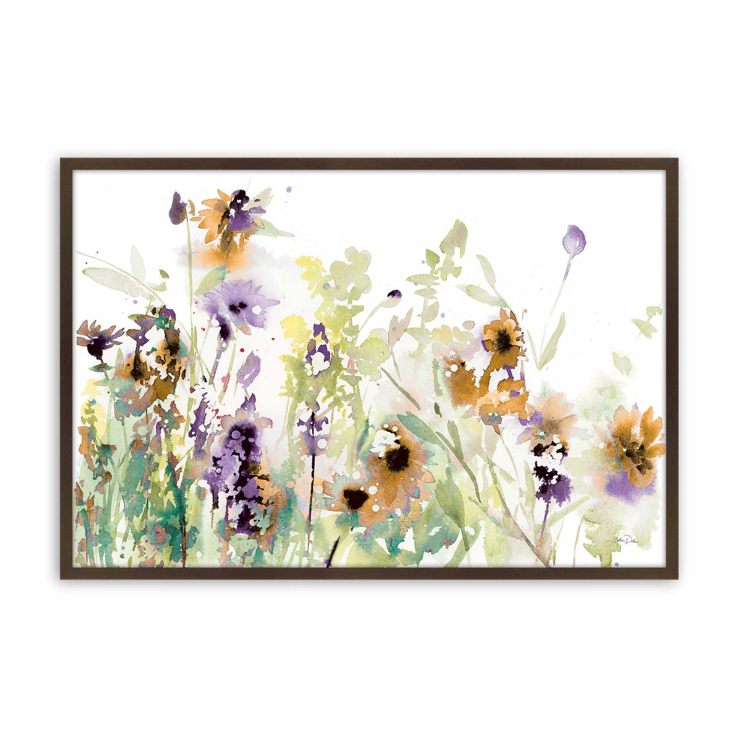 [Color:Brown], Picture of art in a Brown frame