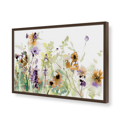 [Color:Brown], Picture of art in a Brown frame of the corner