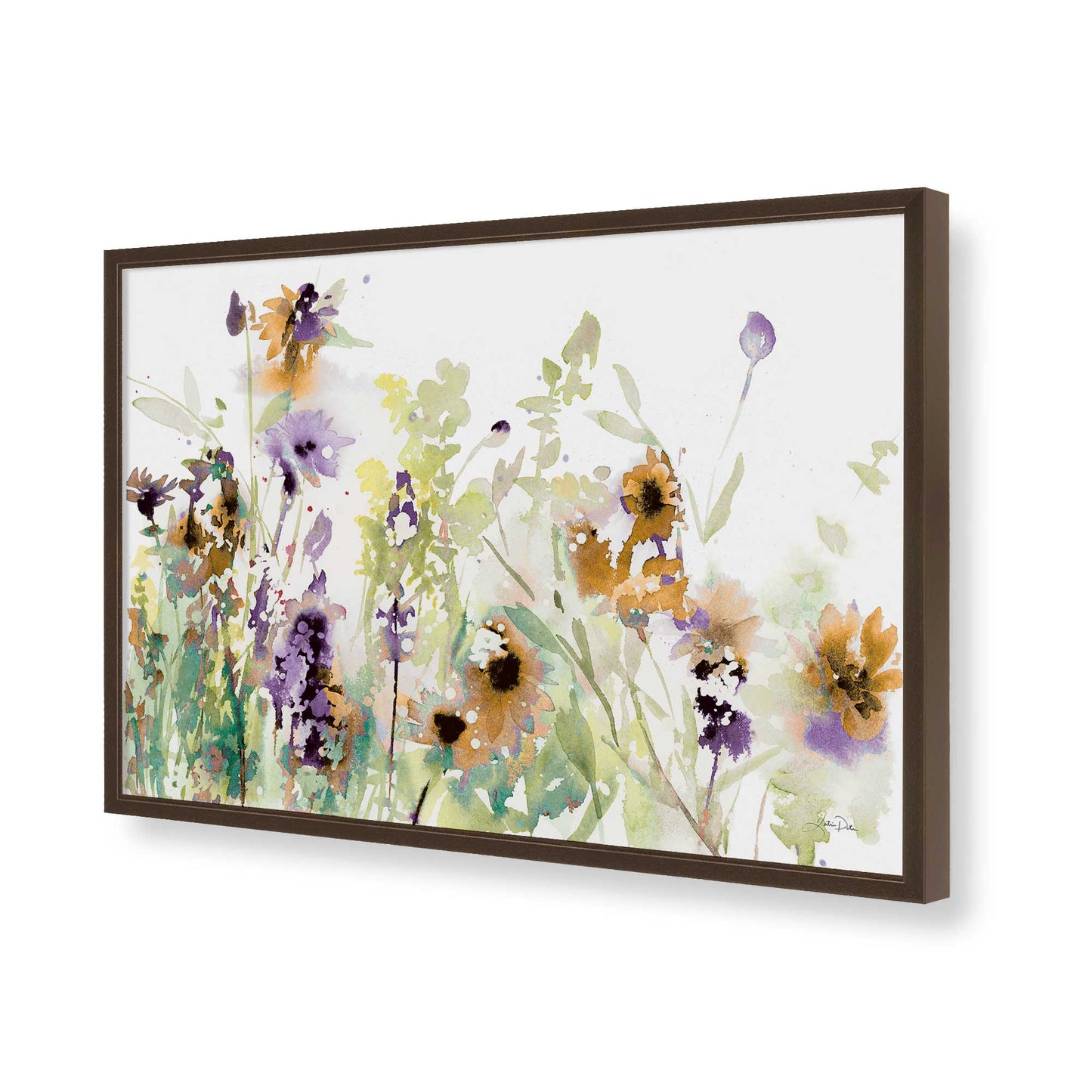 [Color:Belvinder Brown], Picture of art in a Belvinder Brown frame of the corner