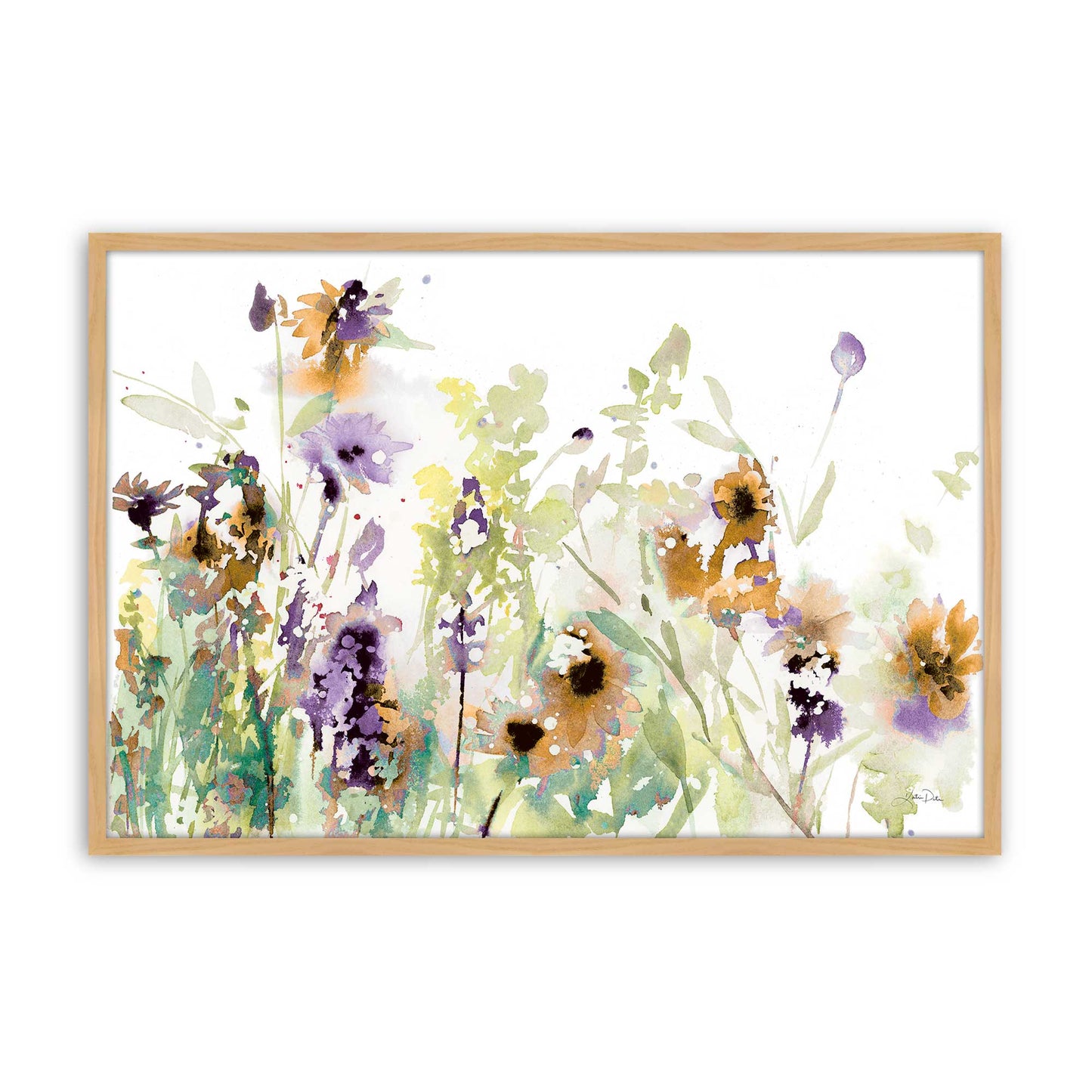 [Color:American Maple], Picture of art in a American Maple frame