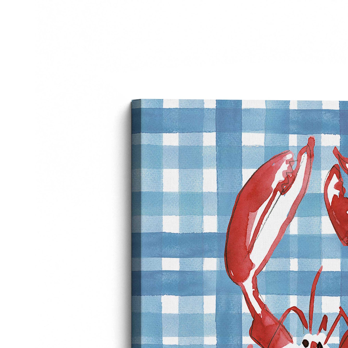 [Color:Stretched Canvas], Picture of the corner of the art
