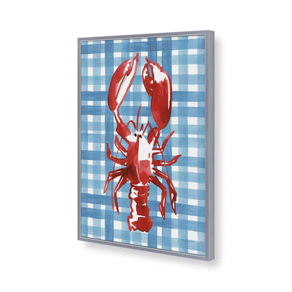 [Color:Polished Chrome], Picture of art in a Polished Chrome frame of the corner