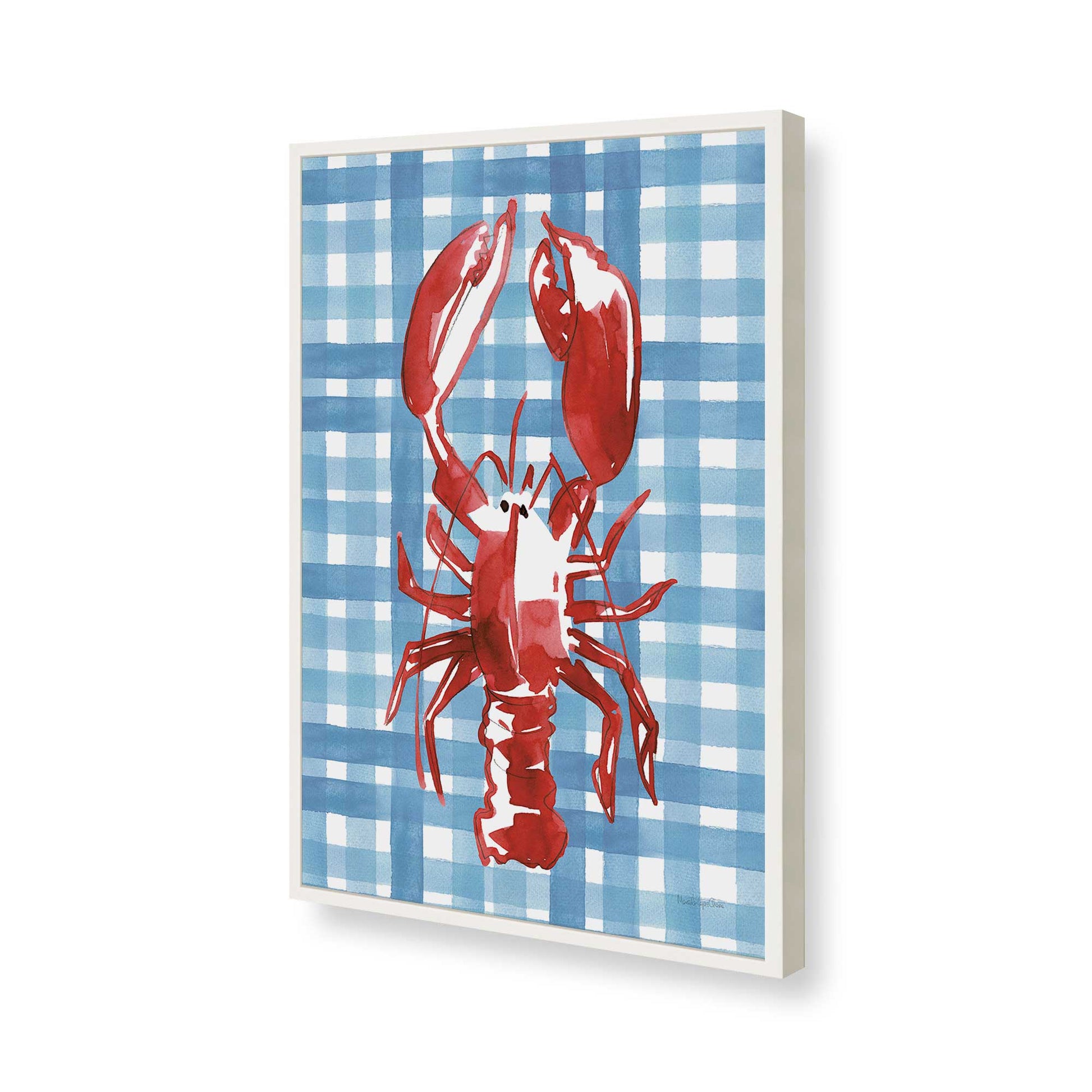 [Color:Opaque White], Picture of art in a Opaque White frame of the corner