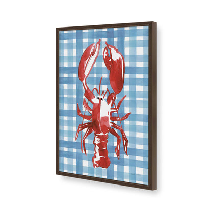 [Color:Brown], Picture of art in a Brown frame of the corner