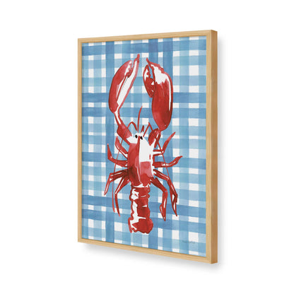 [Color:American Maple], Picture of art in a American Maple frame of the corner