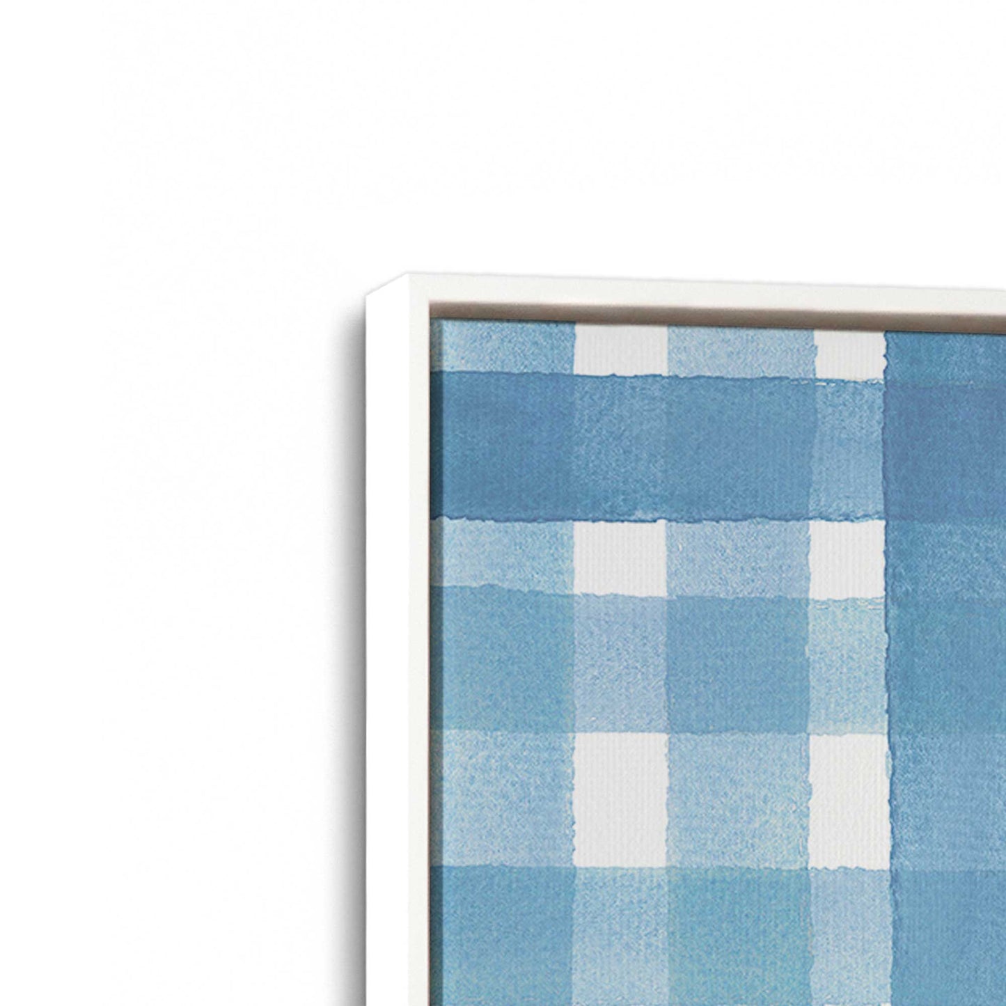 [Color:Opaque White], Picture of art in a White frame at an angle