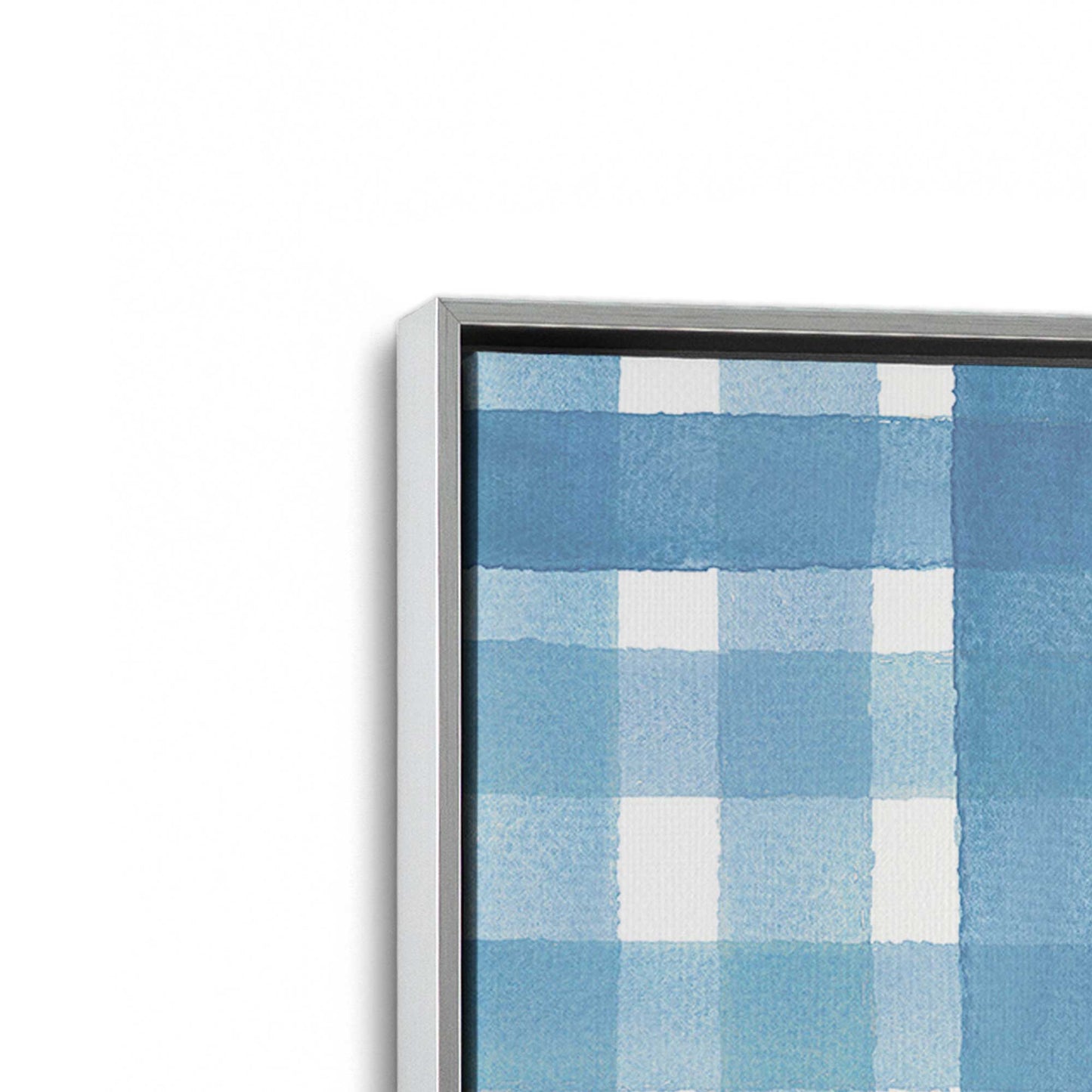 [Color:Polished Chrome], Picture of art in a Polished Chrome frame at an angle