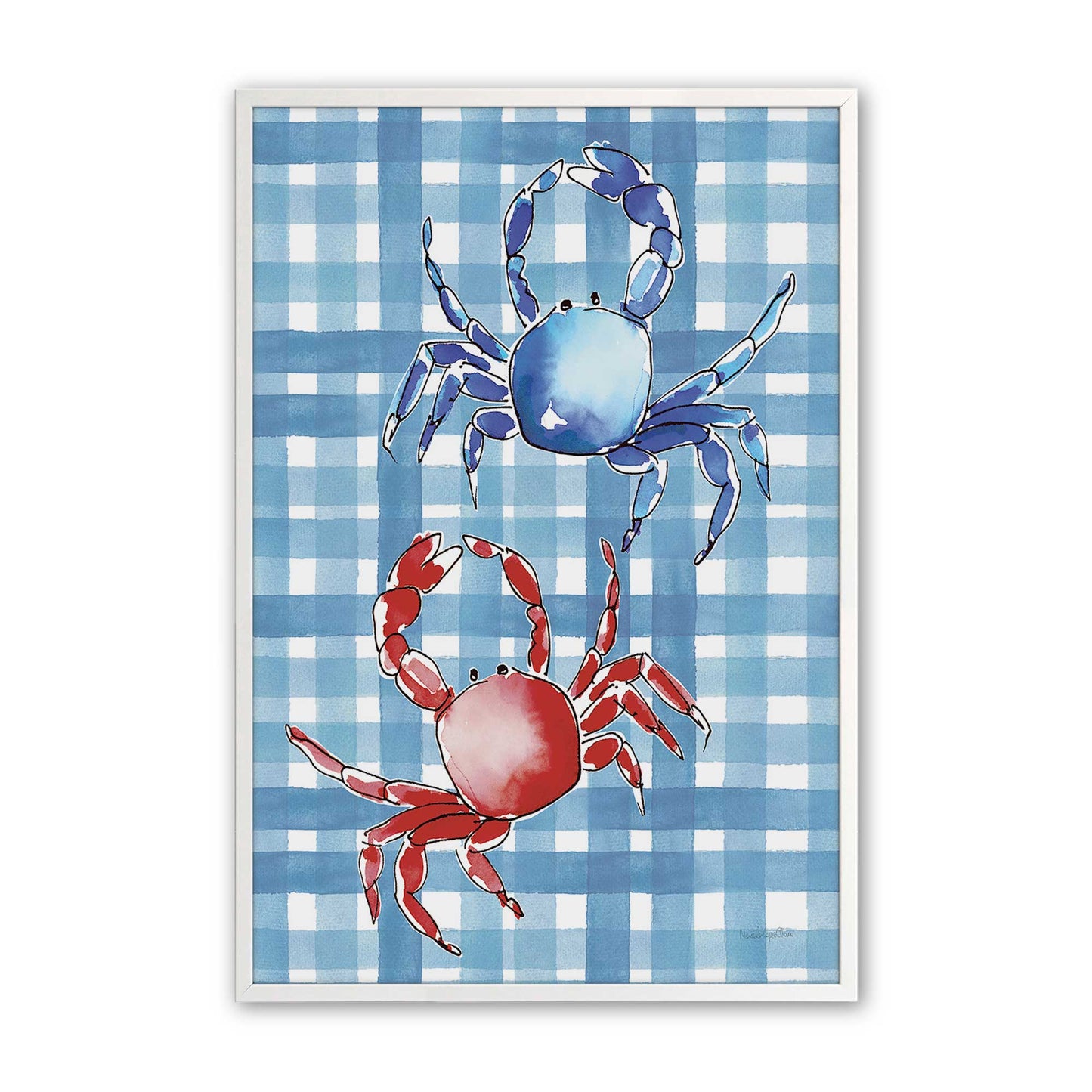 [Color:Opaque White], Picture of art in a Opaque White frame