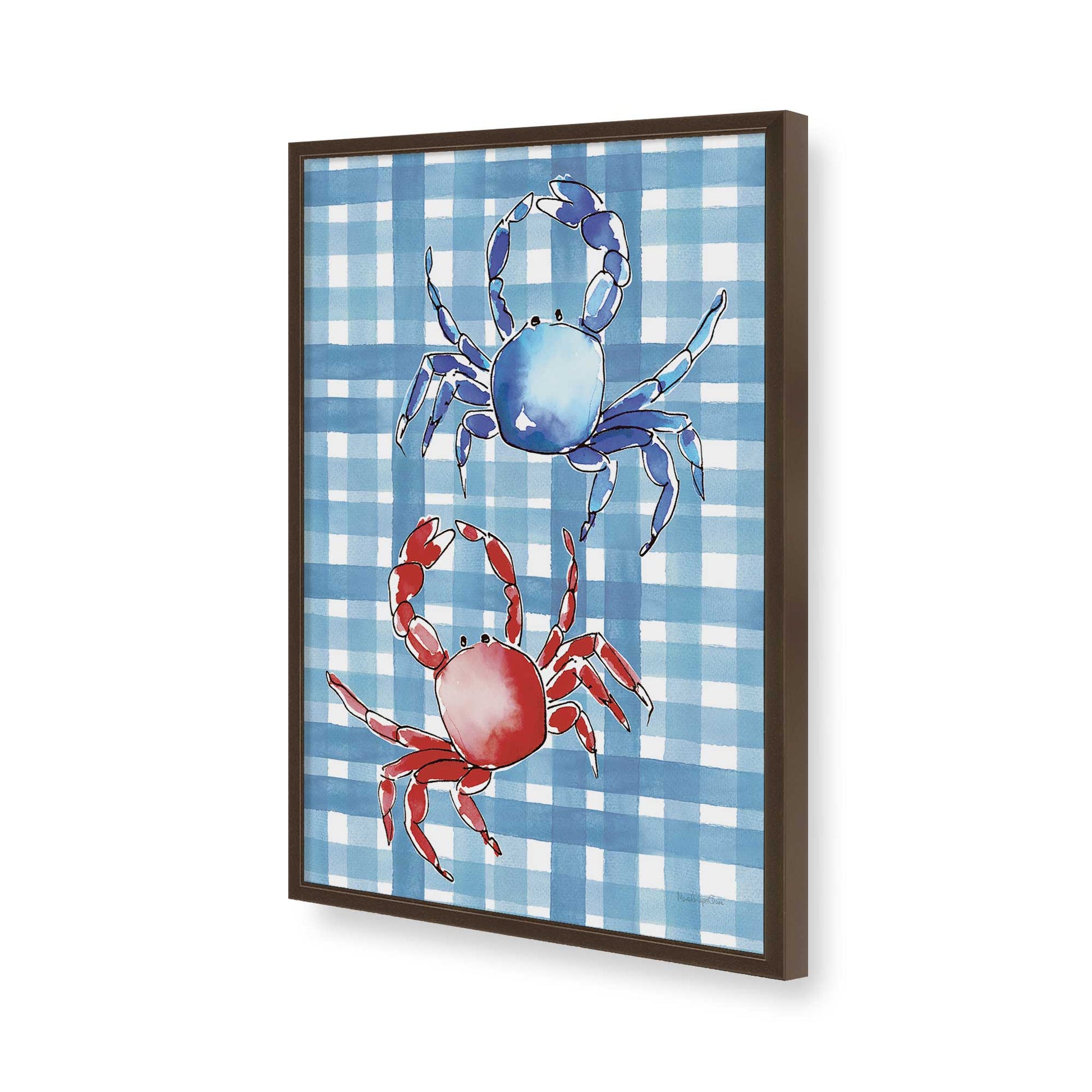 [Color:Belvinder Brown], Picture of art in a Belvinder Brown frame of the corner