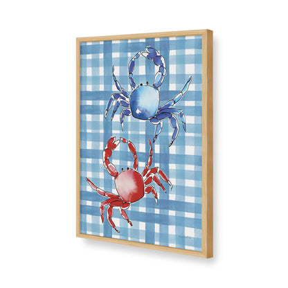 [Color:American Maple], Picture of art in a American Maple frame of the corner