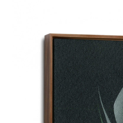 [Color:Walnut], Picture of art in a Walnut frame at an angle