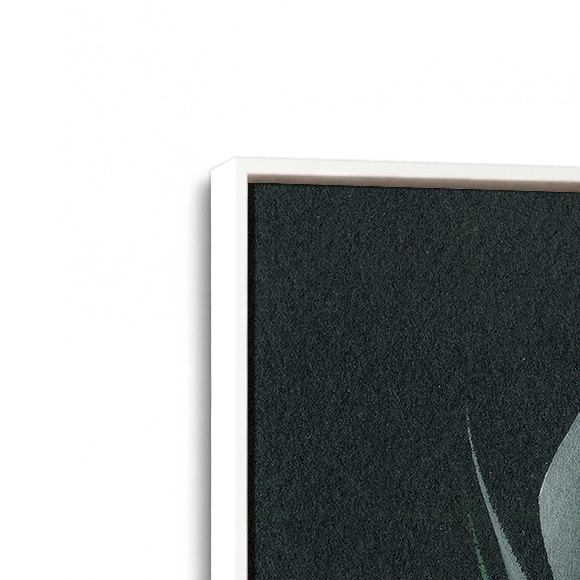 [Color:Opaque White], Picture of art in a White frame at an angle