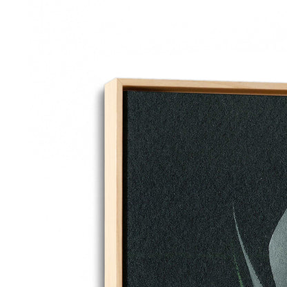 [Color:American Maple], Picture of art in a American Maple frame at an angle