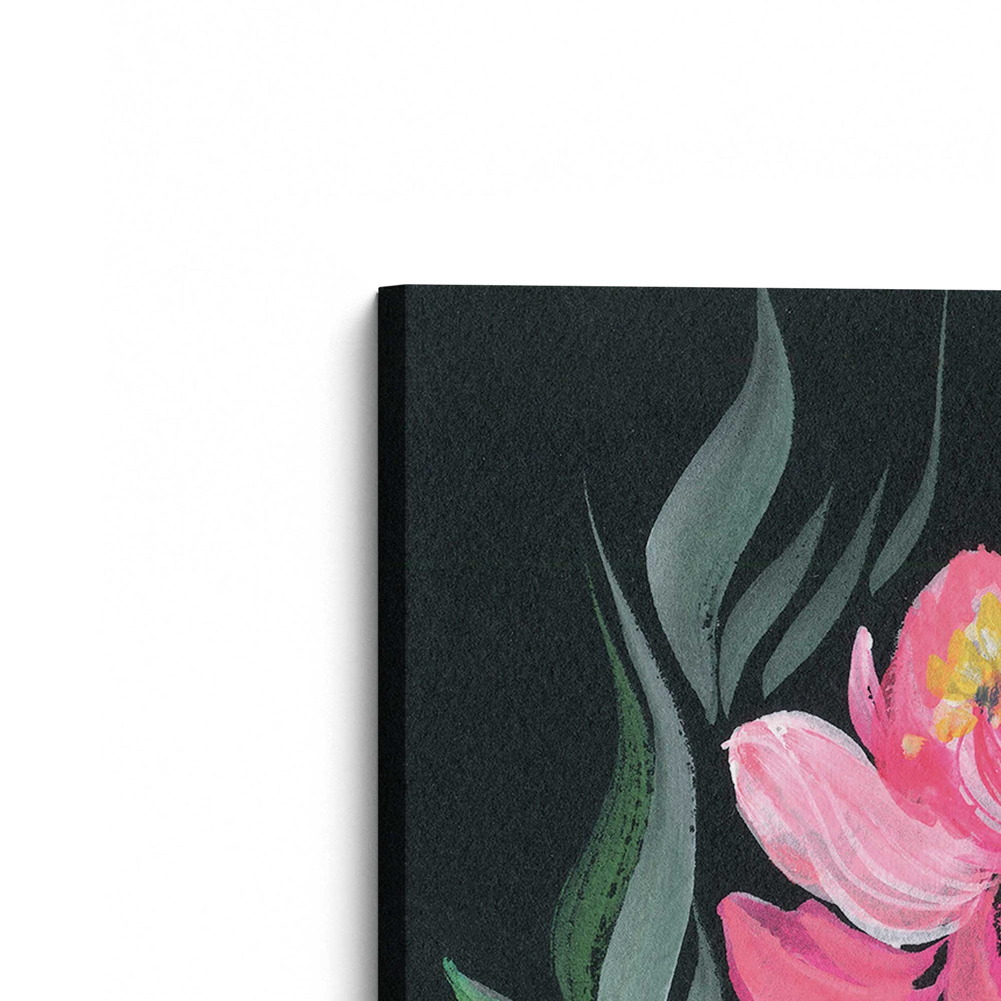 [Color:Stretched Canvas], Picture of the corner of the art