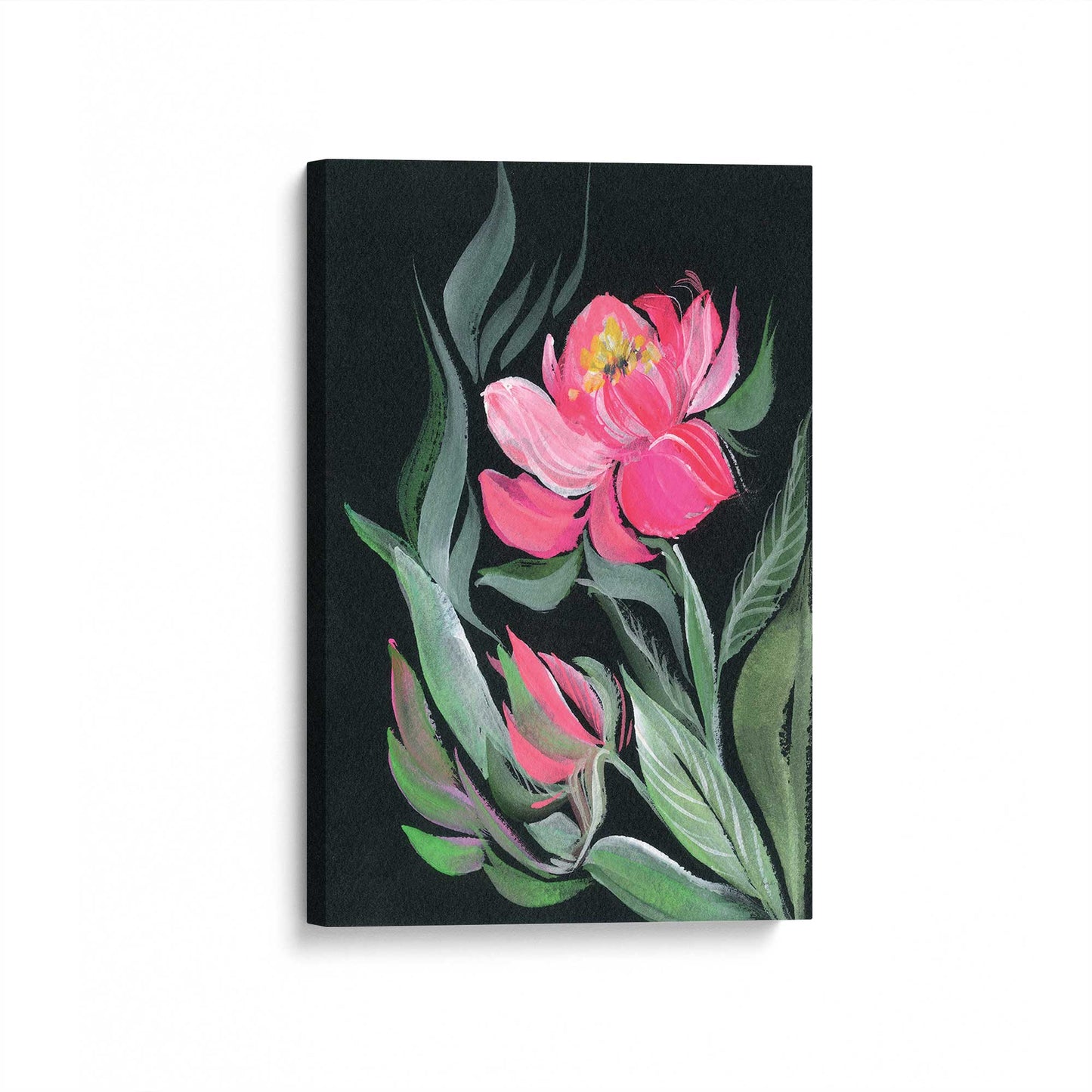 [Color:Stretched Canvas], Picture of art at an angle