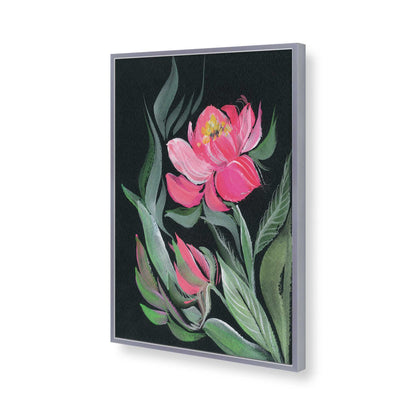 [Color:Polished Chrome], Picture of art in a Polished Chrome frame of the corner