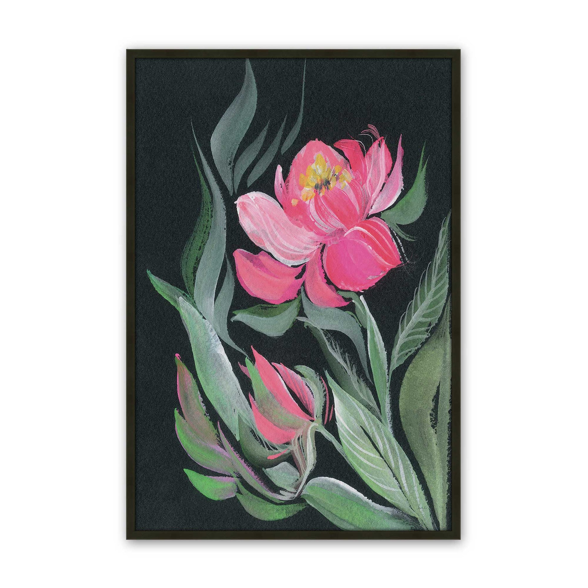 [Color:Satin Black], Picture of art in a Satin Black frame