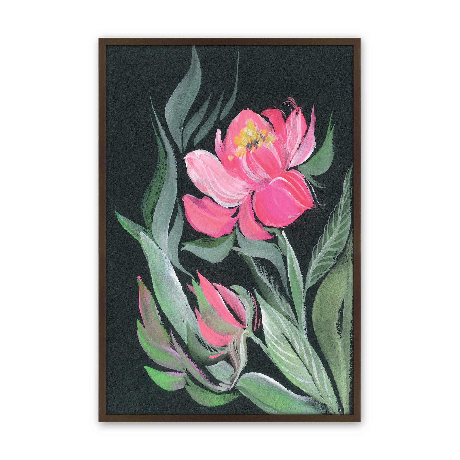 [Color:Belvinder Brown], Picture of art in a Belvinder Brown frame