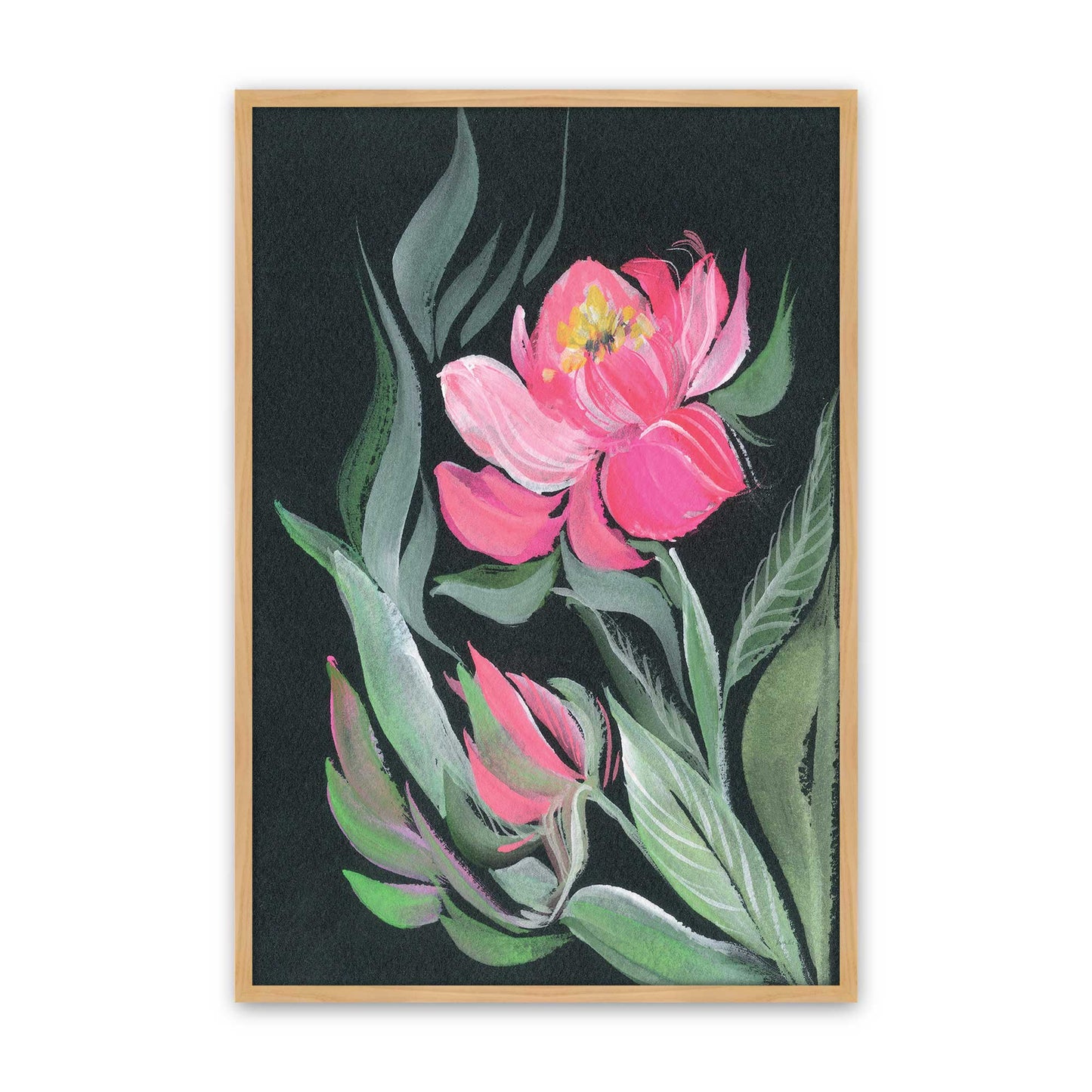 [Color:American Maple], Picture of art in a American Maple frame