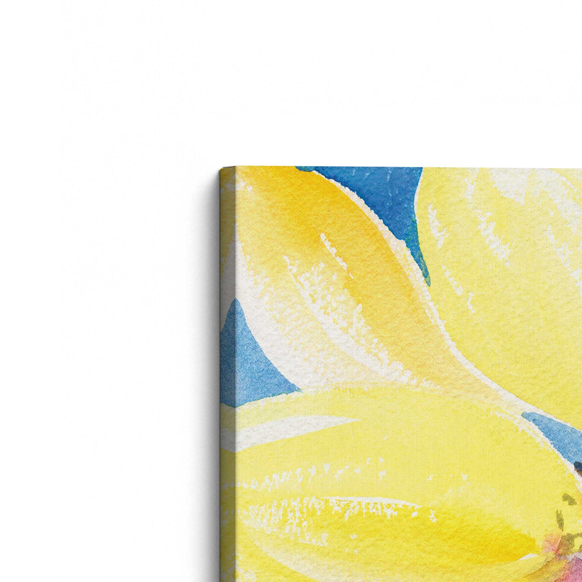 [Color:Stretched Canvas], Picture of the corner of the art