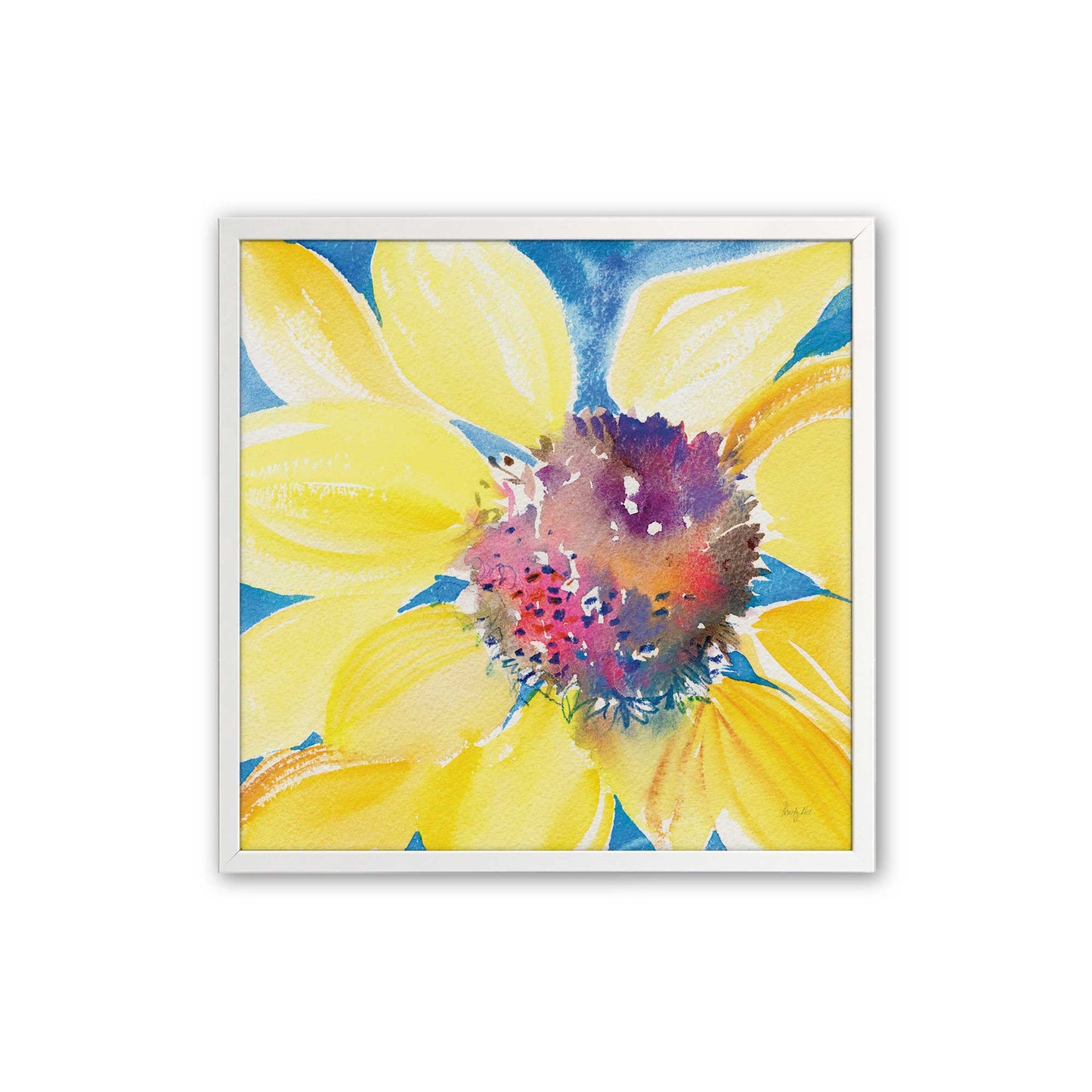 [Color:Opaque White], Picture of art in a Opaque White frame