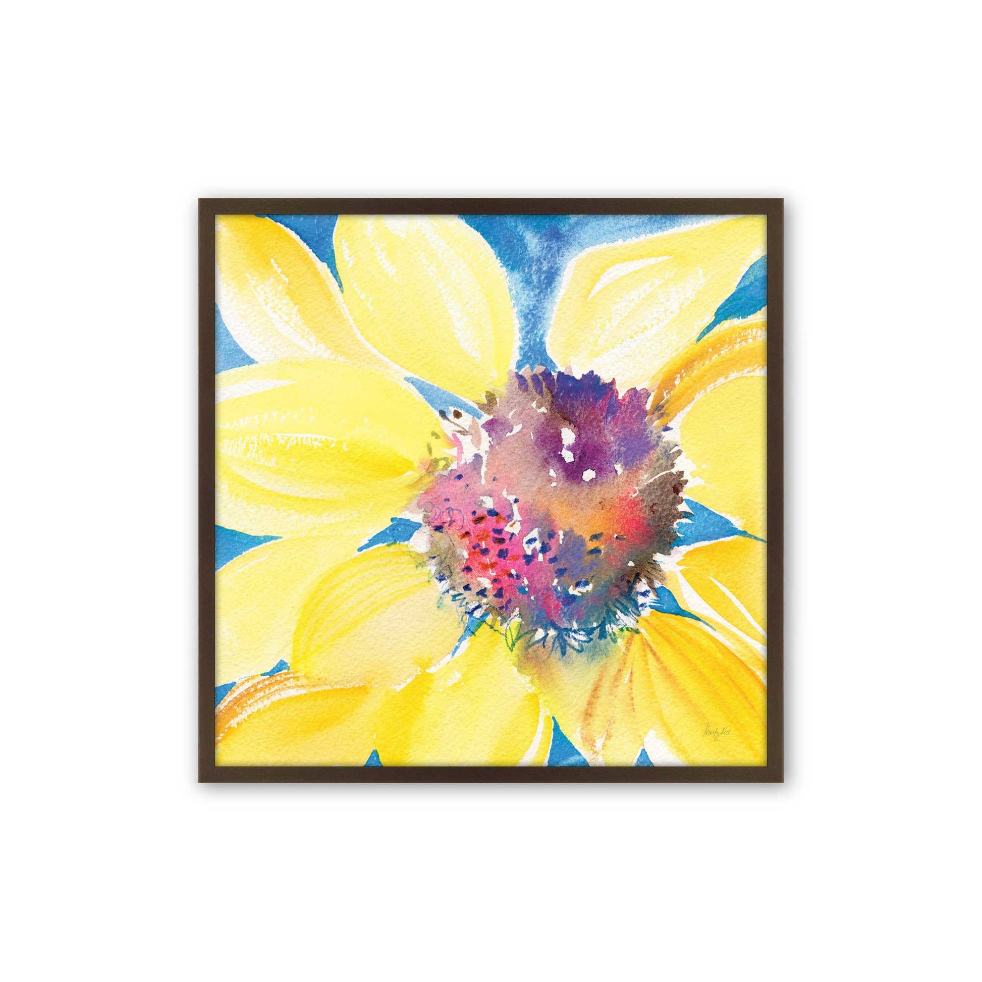 [Color:Espresso], Picture of art in a Espresso frame