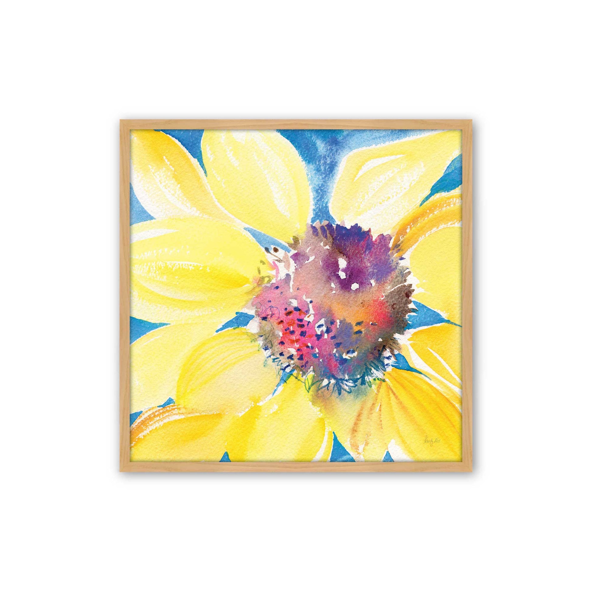 [Color:American Maple], Picture of art in a American Maple frame