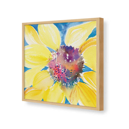 [Color:American Maple], Picture of art in a American Maple frame of the corner