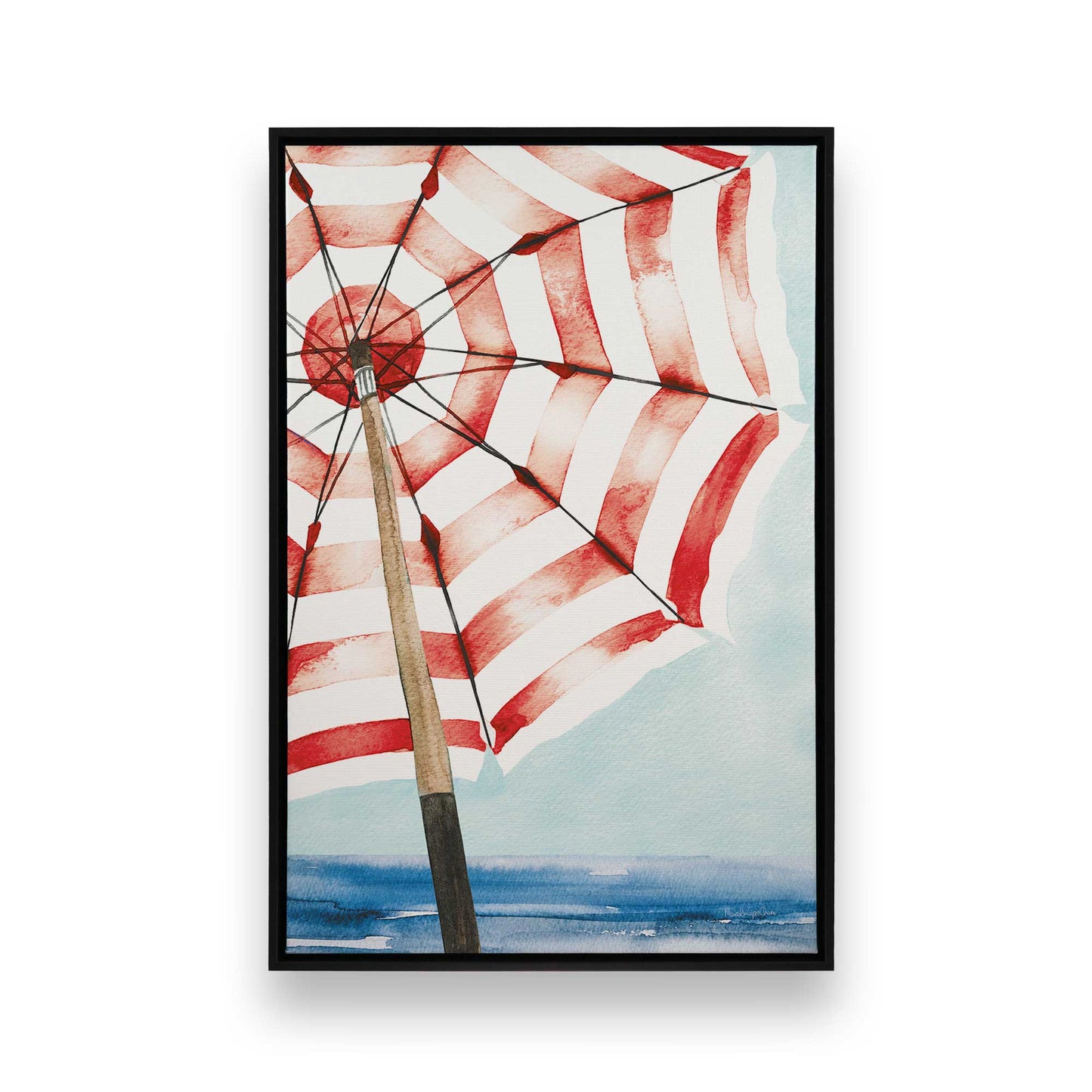 [Color:Satin Black], Picture of art in a Satin Black frame