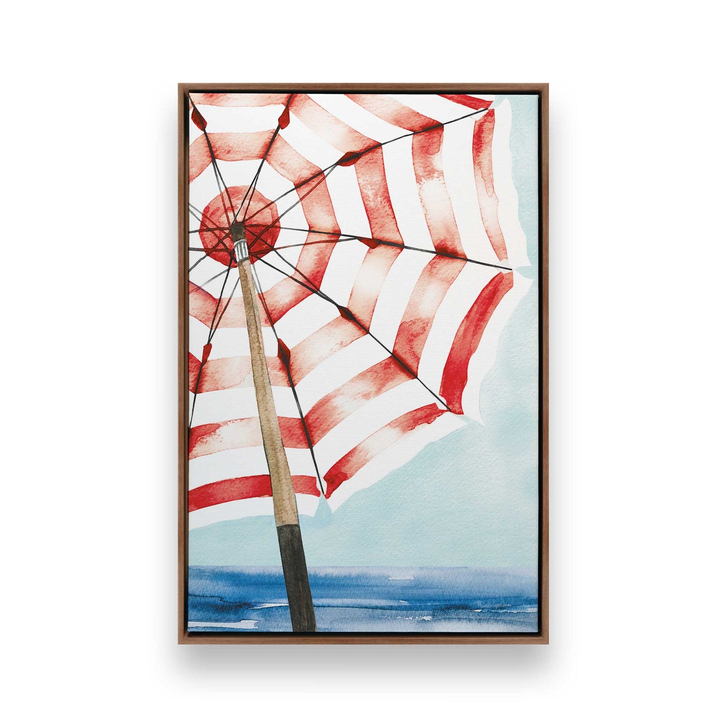 [Color:Walnut], Picture of art in a Walnut frame