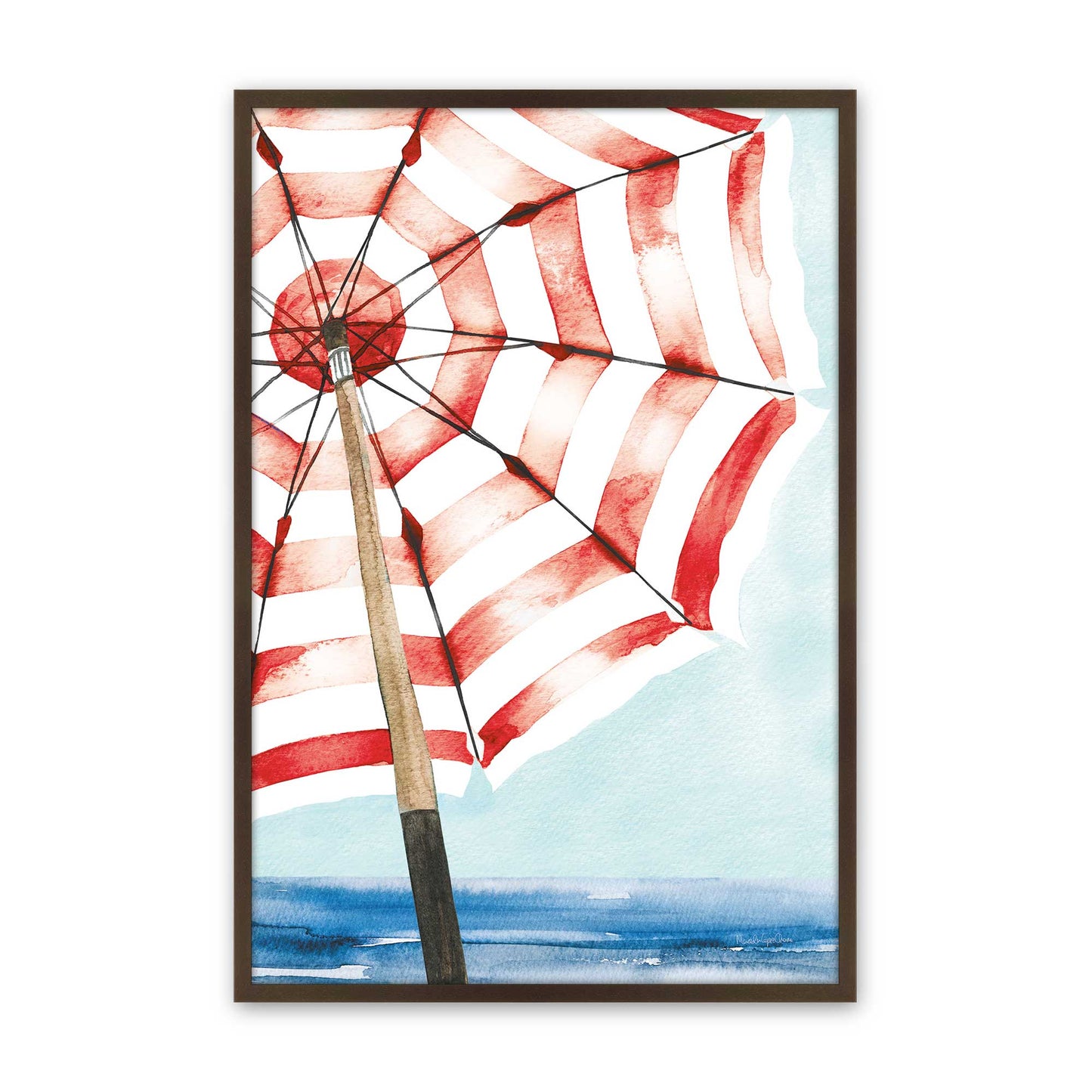 [Color:Belvinder Brown], Picture of art in a Belvinder Brown frame