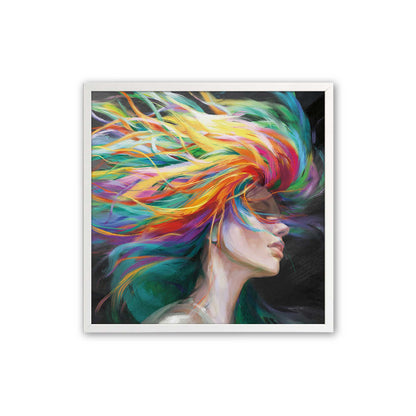 [Color:Opaque White], Picture of art in a Opaque White frame