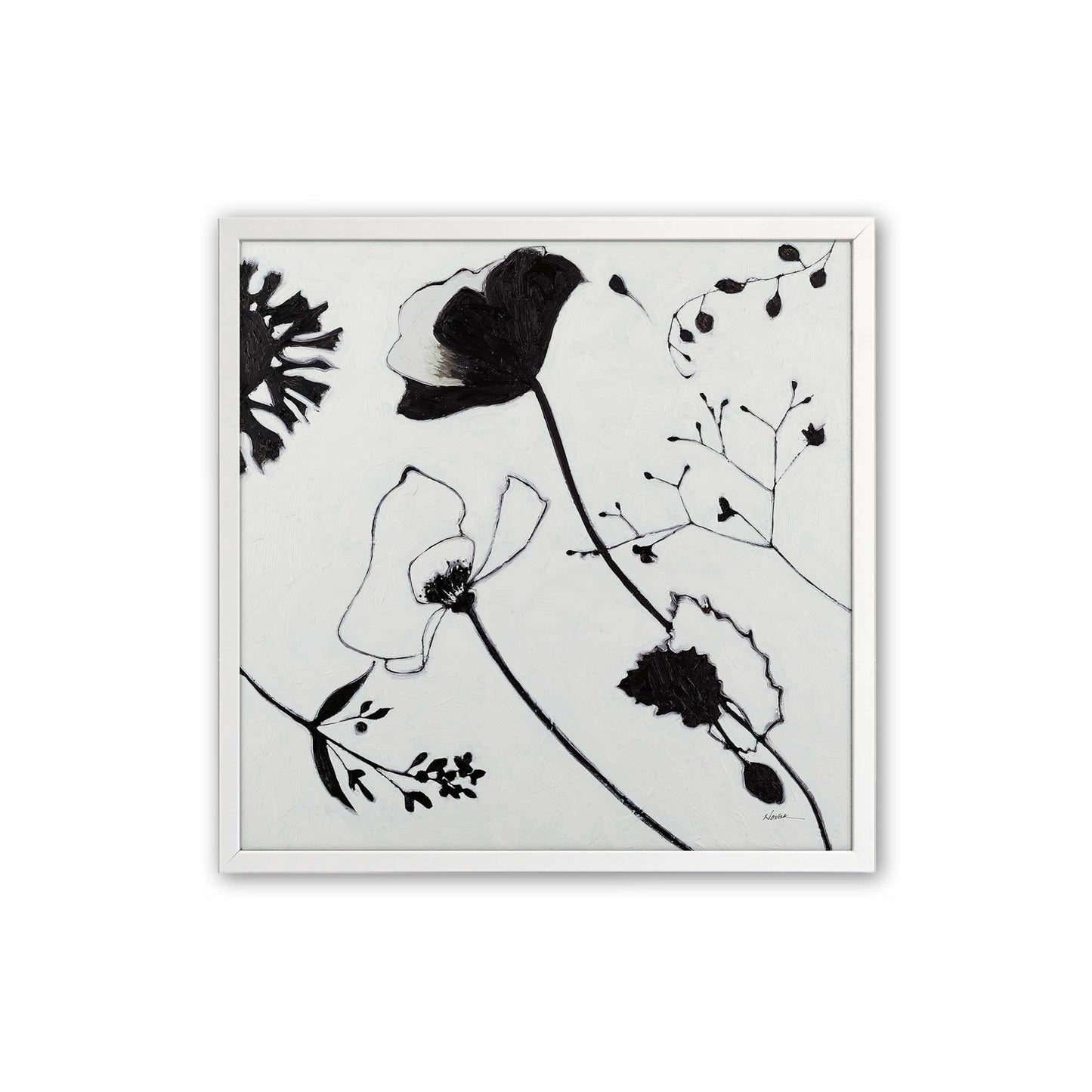 [Color:Opaque White], Picture of art in a Opaque White frame