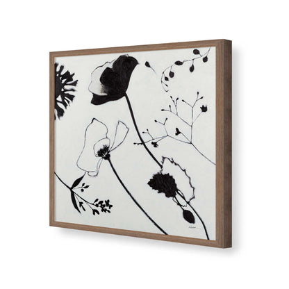 [Color:Walnut], Picture of art in a Walnut frame of the corner