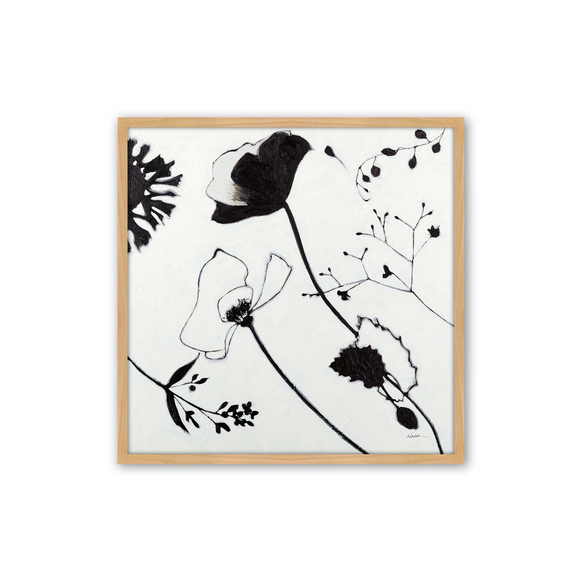 [Color:American Maple], Picture of art in a American Maple frame