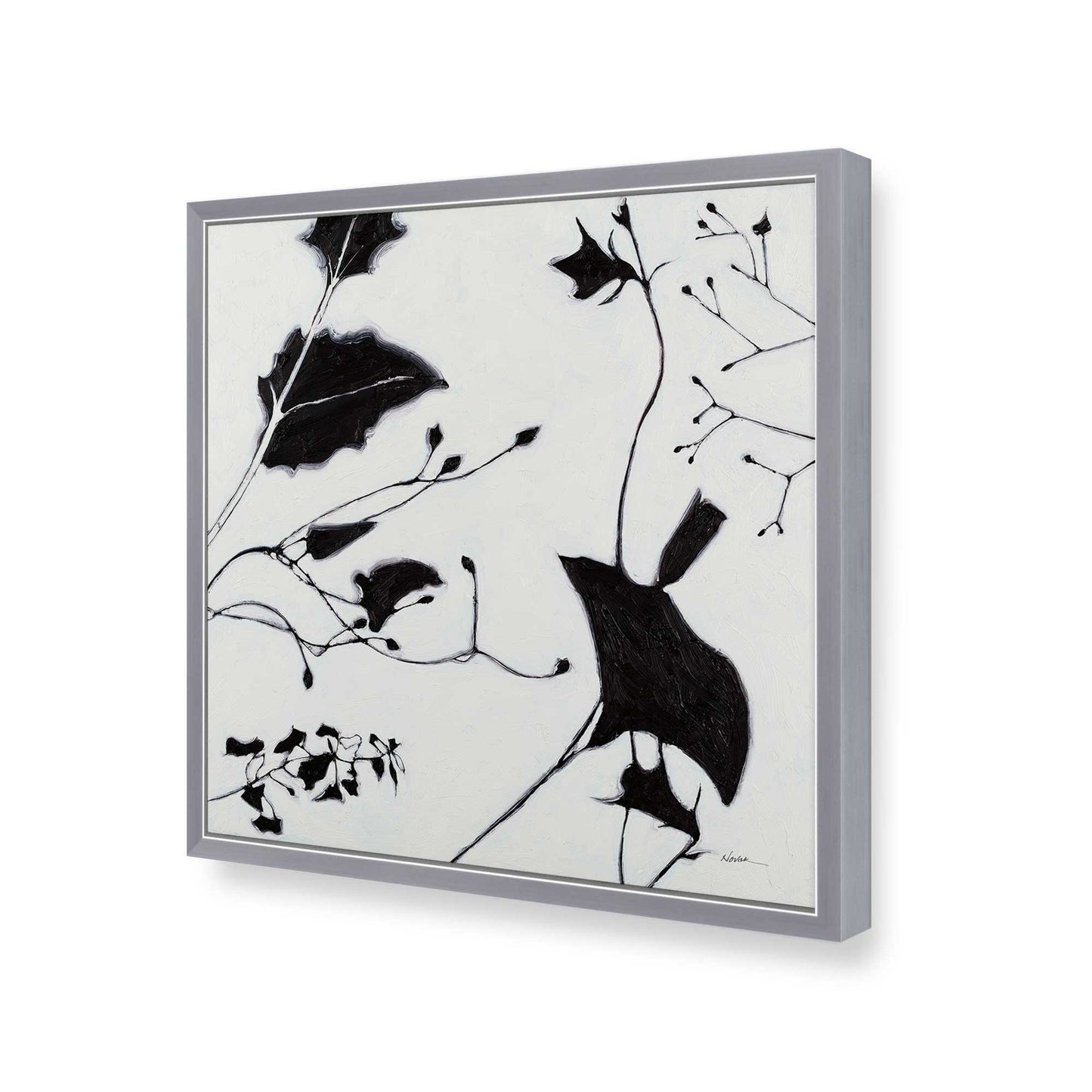 [Color:Polished Chrome], Picture of art in a Polished Chrome frame of the corner